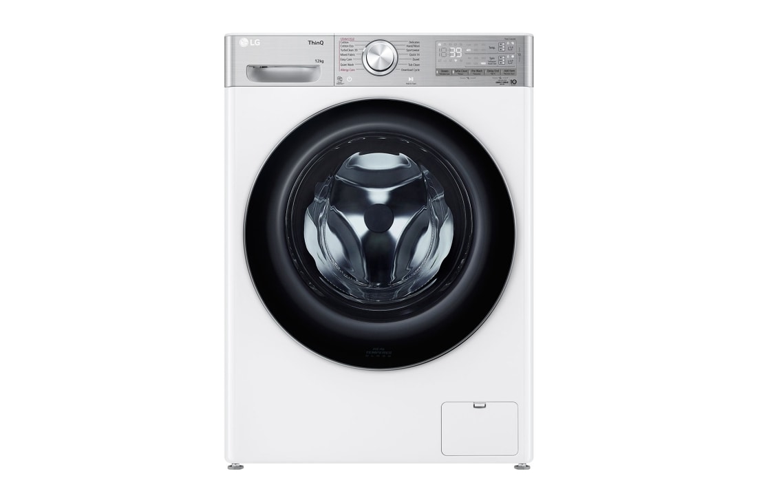 LG 12kg Series 10 Front Load Washing Machine with ezDispense<sup>®</sup> + Turbo Clean 360®, wv10-1412w, WV10-1412W, thumbnail 0