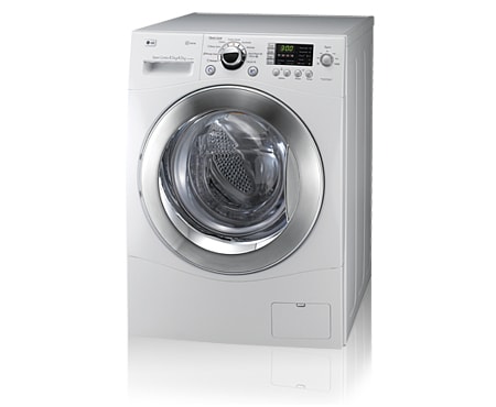 LG White 8.5/4.5kg Steam Washer/Dryer with 10 Year Direct Drive Motor Warranty (WELS 4.5 Star, 73 Litres per wash), WD14030FD