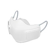 LG Puricare™ Wearable Air Purifier, Right side top view of the mask body, AP300AWFA, thumbnail 4