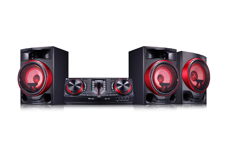 LG 2.1 ch, 2900W RMS, FM, TV Sound Sync, Wireless Party Link, DJ & Karaoke Functions, Bass Blast+, CJ88