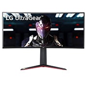 LG 34'' 21:9 Curved UltraGear™ QHD 1ms Gaming Monitor with 144Hz, 34GN850-B, 34GN850-B, thumbnail 1