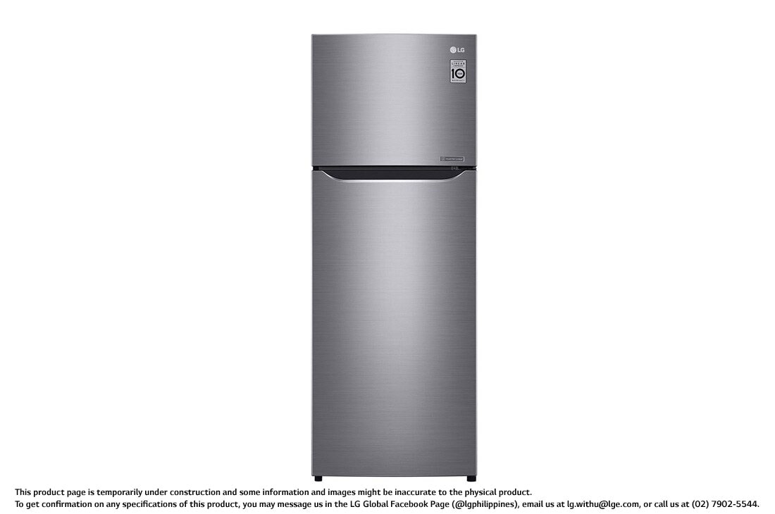 LG 8.0 cu.ft.Inverter Technology Two-Door Top Freezer Refrigerator, GR-C222SLCN