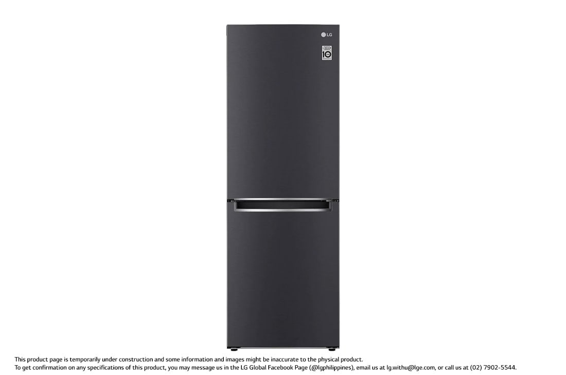 LG Two-Door Bottom Freezer Refrigerator, front, GR-B369NQRM