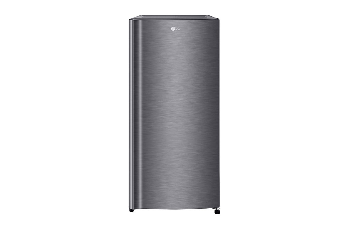 LG 6 cu. ft 1-Door Refrigerator, non-inverter compressor, 10 Year Warranty on Compressor, 2 Year Warranty on Parts and Service, Pocket Handle, front view, RUO-B060DG