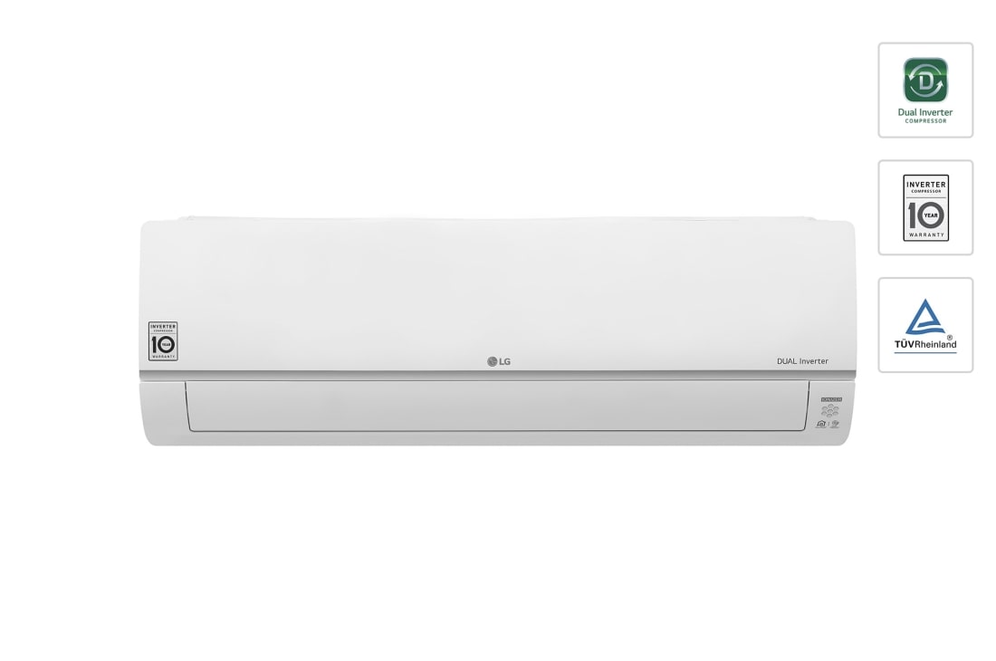 LG Split Type Dual Inverter Premium Aircon, front view, HSN09IPX