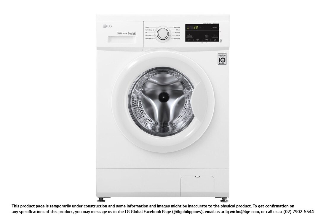 LG Front Load Washing Machine, FM1008N3W
