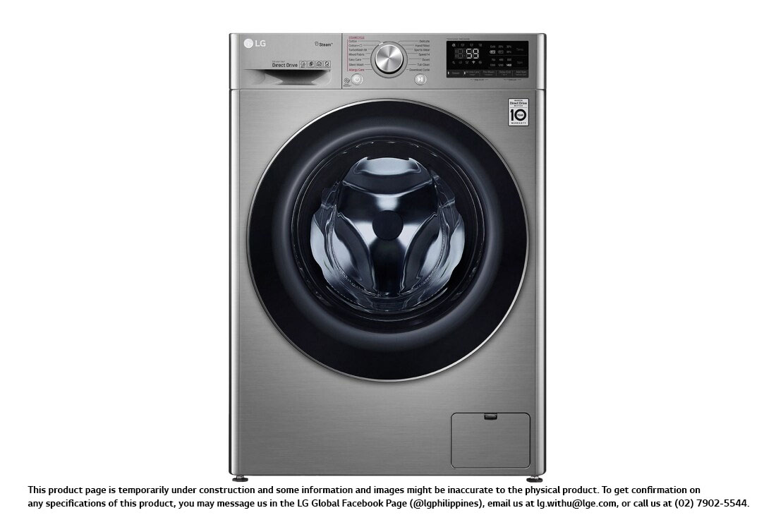 LG Front Load Washing Machine, Front, FV1450S3V