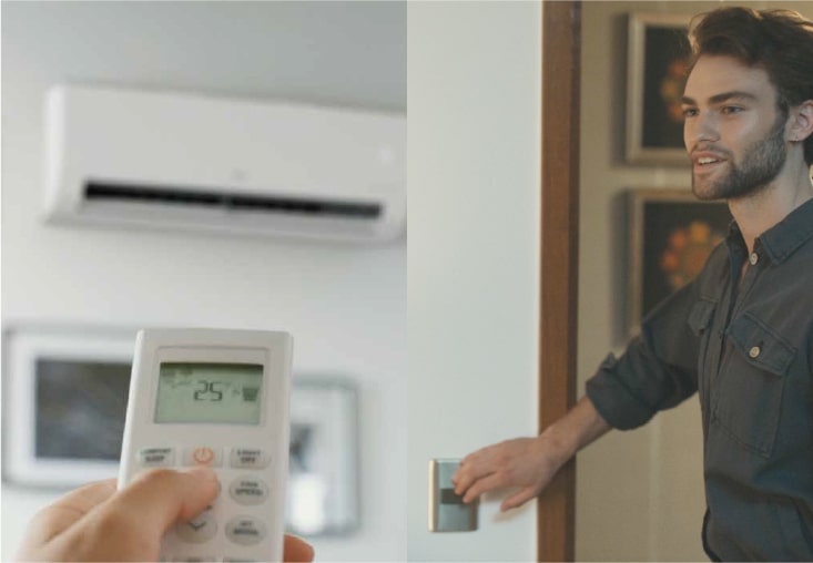 Raise AC 1° / Turn off appliances 