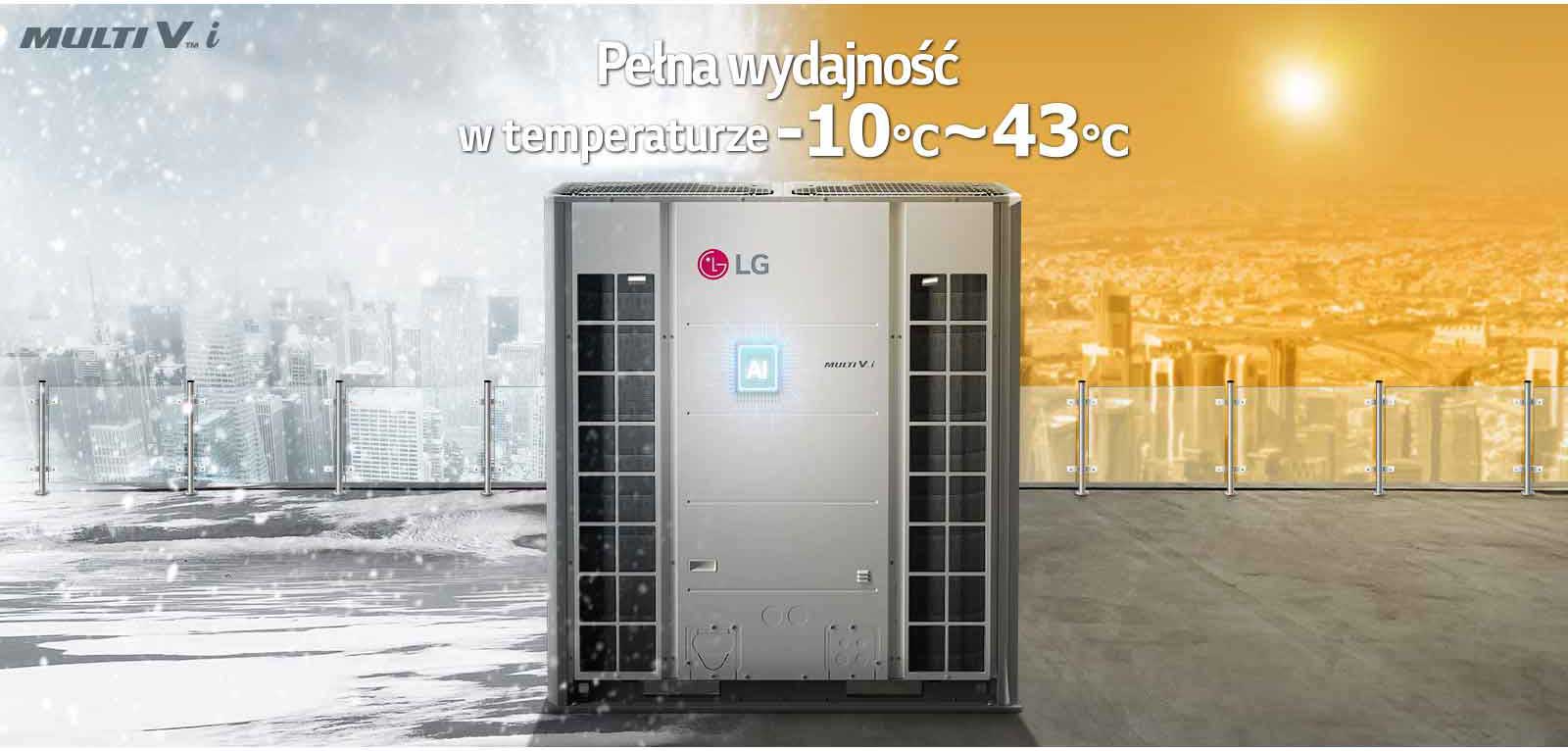 LG ELECTRONICS - Unité extérieure Multi-V 5 8CV puissance à froid 22,4 kW  puissance à chaud 25,2 kW 2 & 3 tubes EU Réf ARUM080LTE5.EWGBL