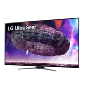 LG Monitor gamingowy UltraGear™ UHD 4K OLED 48”, Widok z boku pod kątem 15 stopni, 48GQ900-B, thumbnail 3