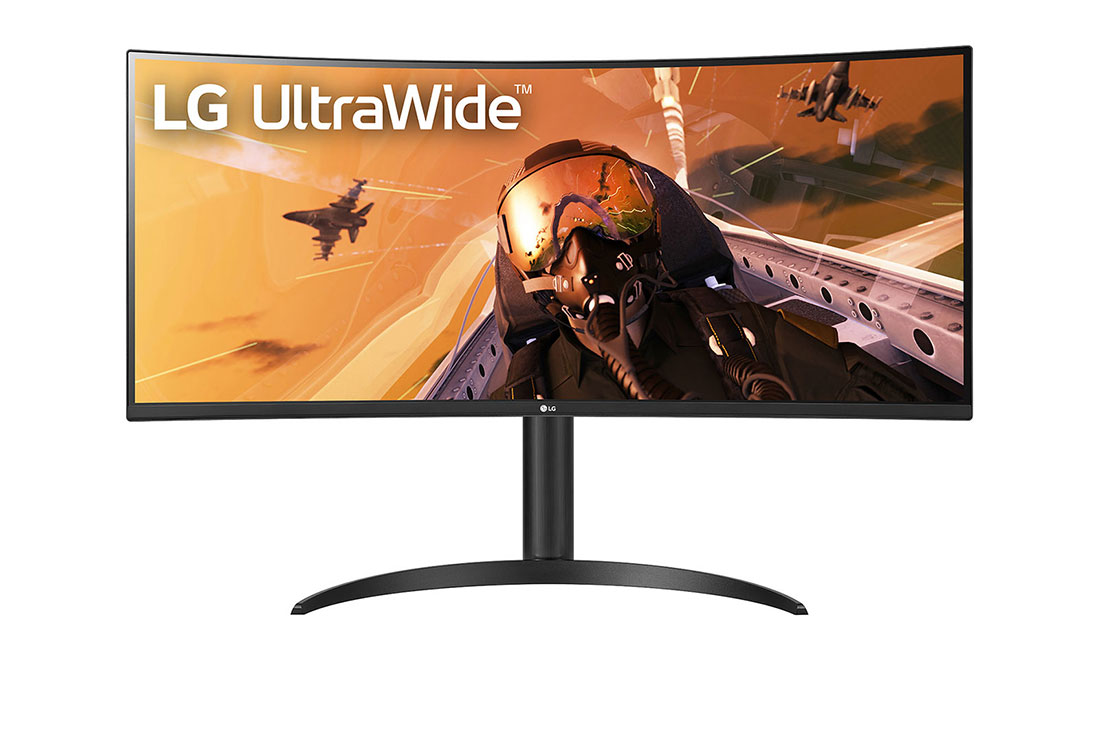 LG Monitor 34'' 21:9 UltraWide™ QHD z technologią AMD FreeSync™ Premium 34WP75CP-B, Widok z przodu, 34WP75CP-B