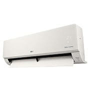 LG Stylowy klimatyzator ARTCOOL™  ze sprężarką DUAL Inverter, Kolor Beżowy, prawy widok perspektywiczny z otwartym frontem, AB12BK, thumbnail 15
