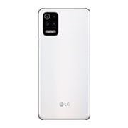 LG K52 Biały, widok z tyłu, LMK520EMW-White, thumbnail 2