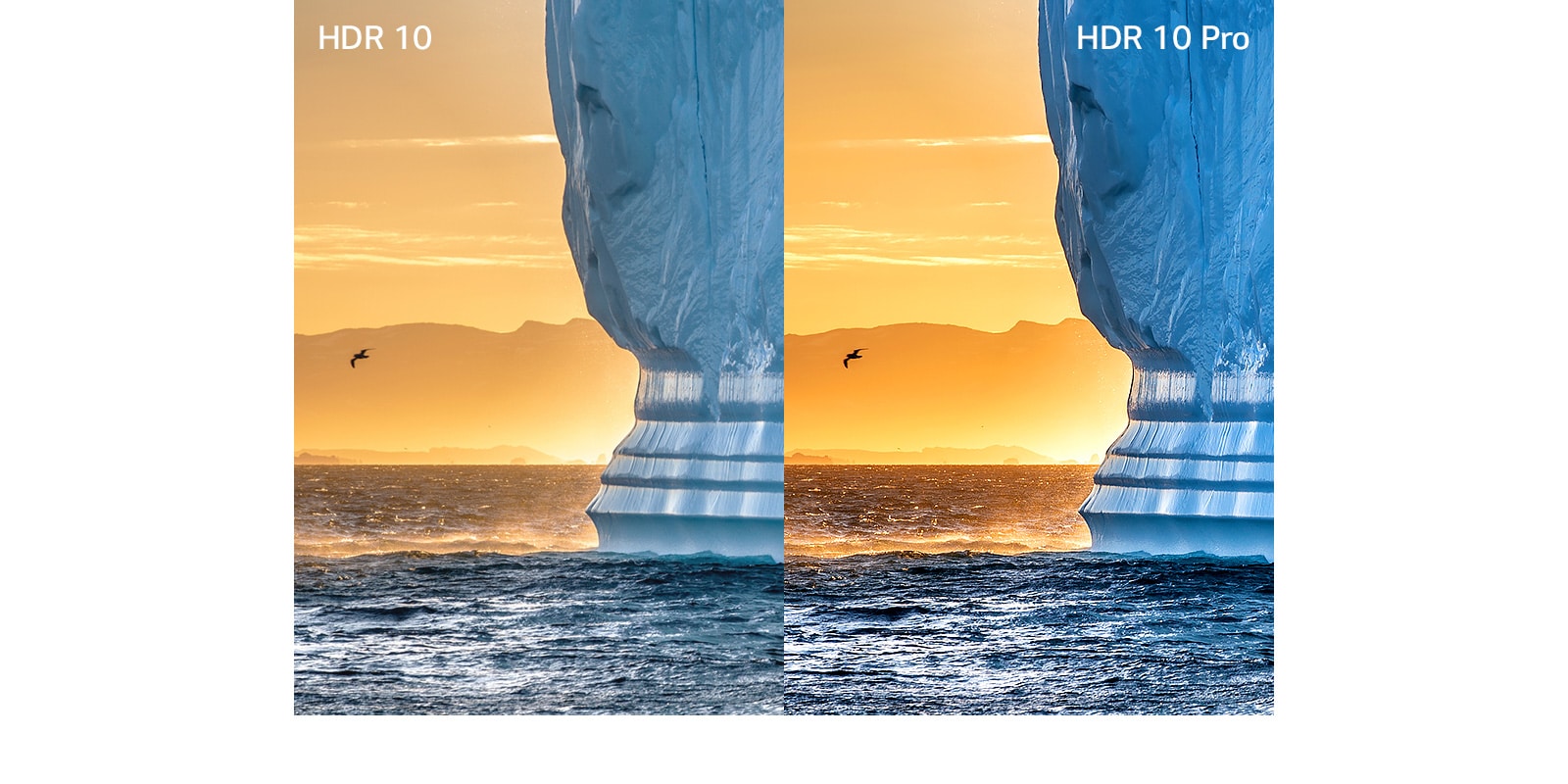 Porównanie obrazu HDR10 i HDR10 Pro