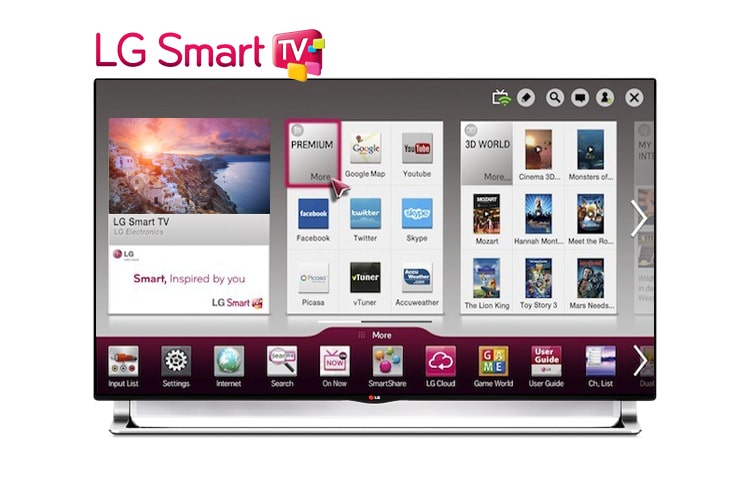 LG 55'', 4K ULTRA HD, SMART TV, CINEMA 3D, PANEL IPS, 1000 HZ MCI , 55LA970V, thumbnail 2