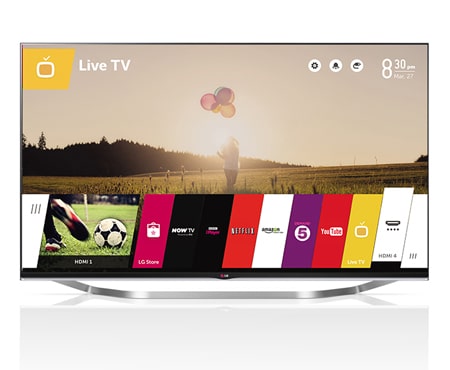LG 55'', FULL HD 1080P, WEB OS SMART TV, CINEMA 3D, PANEL IPS, 1000 HZ MCI , 55LB730V