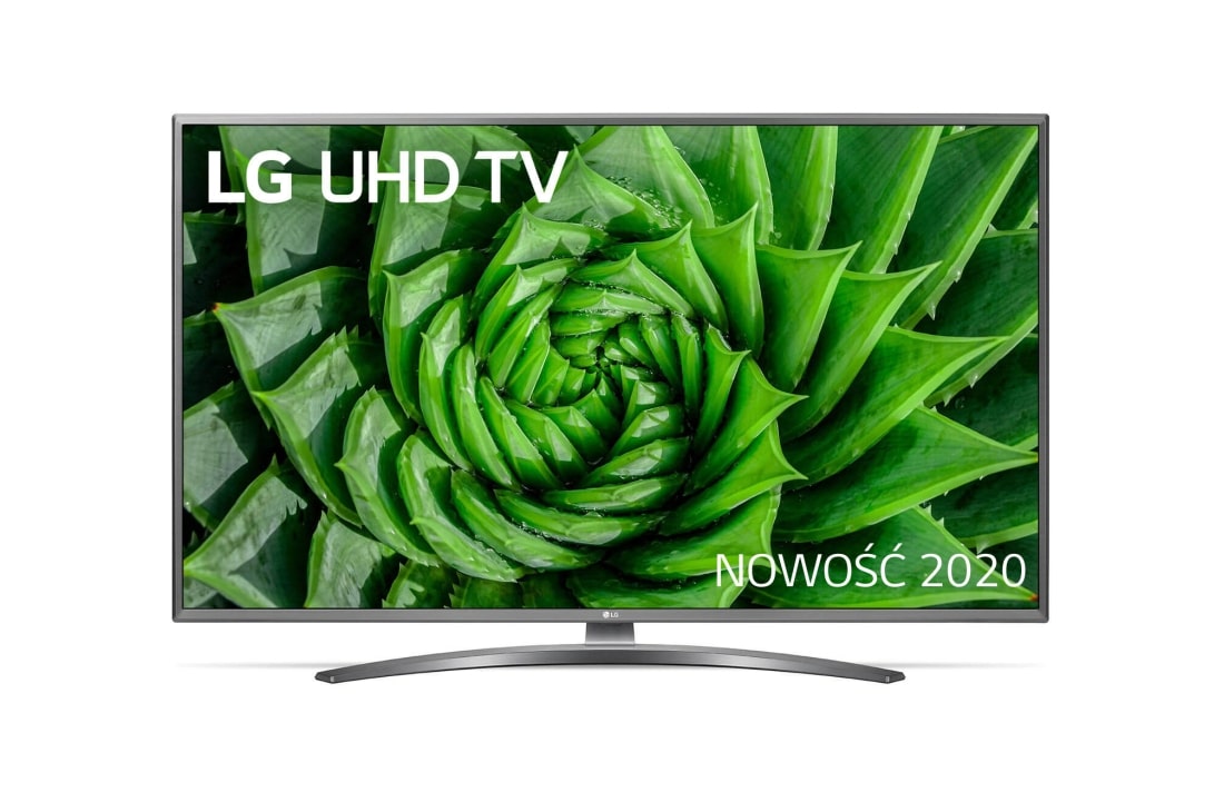 LG Telewizor LG 50” UHD 4K 2020 AI TV ze sztuczną inteligencją, DVB-T2, 50UN8100, 50UN81003LB