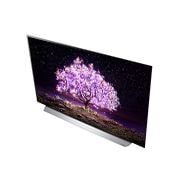 LG Telewizor LG 55” OLED 4K Cinema HDR AI TV ze sztuczną inteligencją, DVB-T2/HEVC, OLED55C1, zbliżenie na telewizor, OLED55C12LA, thumbnail 11