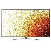 LG Telewizor LG 65” NanoCell 4K 2021 AI TV ze sztuczną inteligencją, DVB-T2/HEVC, 65NANO92, widok z przodu z obrazem wypełniającym, 65NANO923PB, thumbnail 3