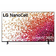 LG Telewizor LG 50” NanoCell 4K 2021 AI TV ze sztuczną inteligencją, DVB-T2/HEVC, 50NANO75, Widok z przodu telewizora LG NanoCell, 50NANO753PR, thumbnail 1