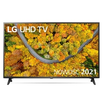 Telewizor LG 50” UHD 4K 2021 AI TV ze sztuczną inteligencją, DVB-T2/HEVC, 50UP75001