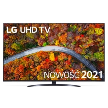  Telewizor LG 65” UHD 4K 2021 AI TV ze sztuczną inteligencją, DVB-T2, 65UP81001