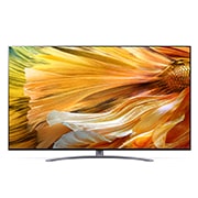 LG Telewizor LG 65” QNED MiniLED 4K 2021 AI TV ze sztuczną inteligencją, DVB-T2/HEVC, 65QNED91, widok z przodu z obrazem wypełniającym, 65QNED913PA, thumbnail 2