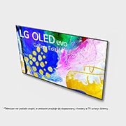 LG Telewizor LG 97” OLED evo Gallery 4K ze sztuczną inteligencją, Cinema HDR, Smart TV, 120Hz, DVB-T2/HEVC, OLED97G2, widok od góry pod kątem, OLED97G29LA, thumbnail 10