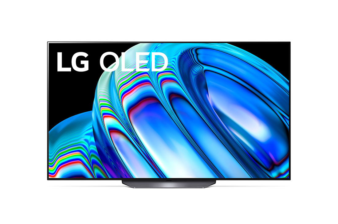 LG Telewizor LG 65” OLED 4K ze sztuczną inteligencją, Cinema HDR, Smart TV, 120Hz, DVB-T2/HEVC, OLED65B2, Widok z przodu , OLED65B23LA