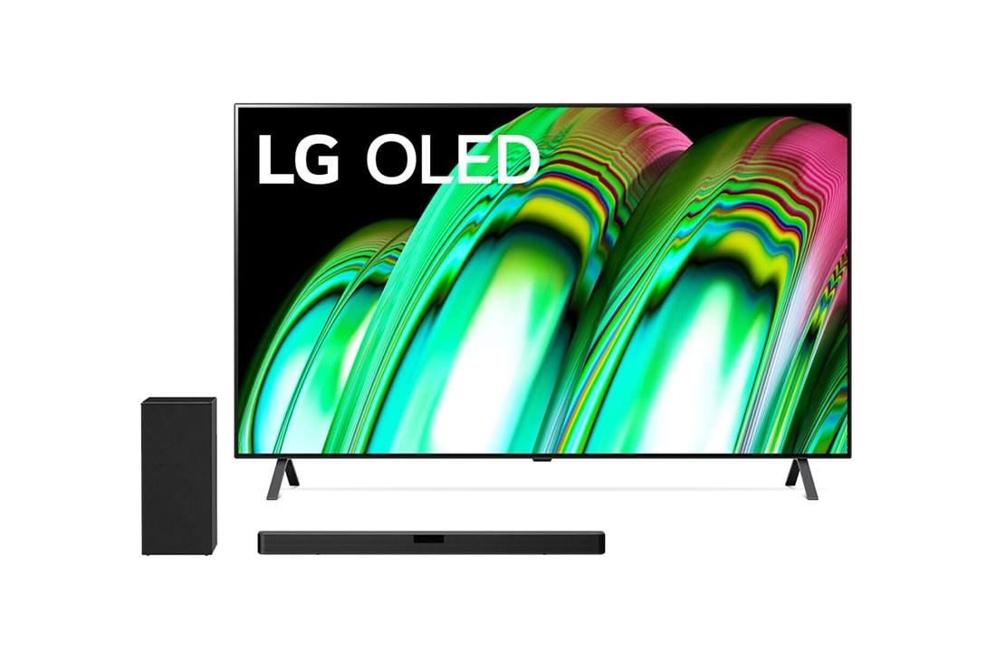LG Zestaw promocyjny: telewizor 48” OLED 4K OLED48A2 z soundbarem SN5, 2.1ch, 48A23LA-SN5.BUNDLE, 48A23LA-SN5.BUNDLE