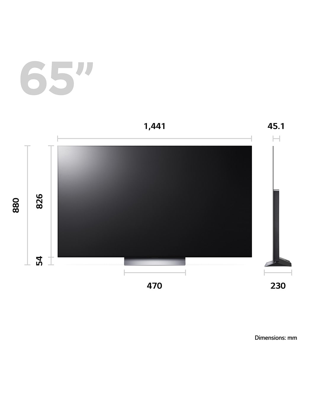 LG Telewizor LG 65” OLED evo 4K Smart TV ze sztuczną inteligencją