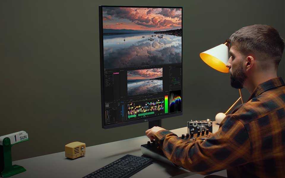 LG Monitors contribute to an ergonomic workstation.