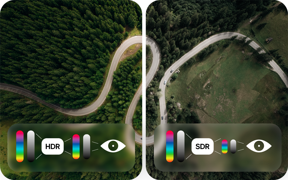 HDR vs. SDR Display Comparison