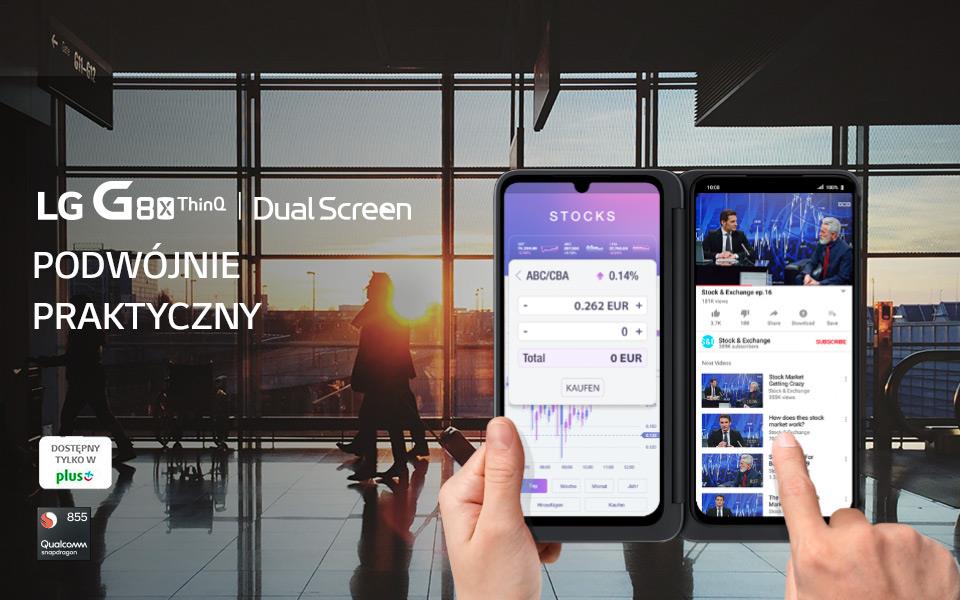 t With the all-new LG G8X ThinQ Dual Screen phone, you can multitask wherever you are | More at LG MAGAZINE