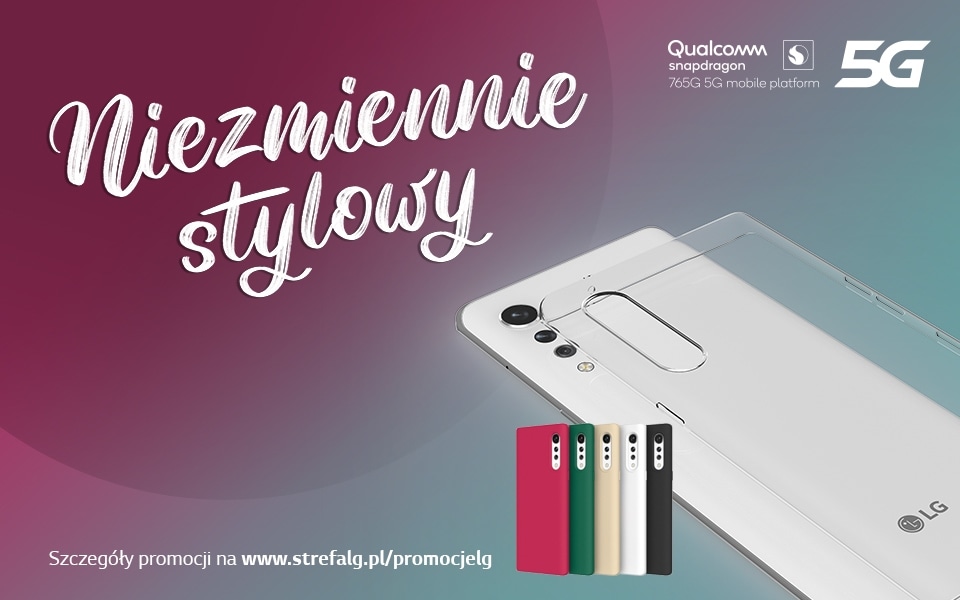 LG VELVET promotion key visual for stylish phone cases