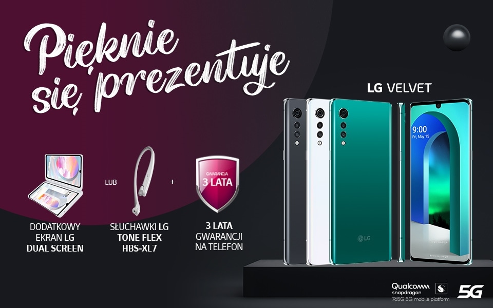 Promotion key visual of the LG VELVET in LG Shop