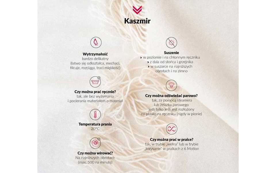 jak prać kaszmir