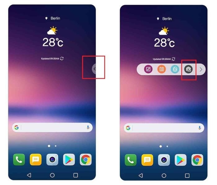 LG G7 ustawienia