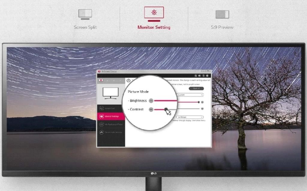 Monitor LG.