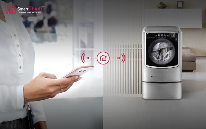 LG TWINWash zdalne sterowanie