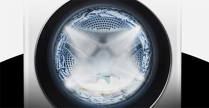 Zdjęcie przedstawiające pralkę LG AI DD ™ z technologią Steam⁺ ™