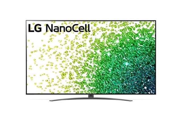 A front image of LG Nanocell 4K Smart TV.
