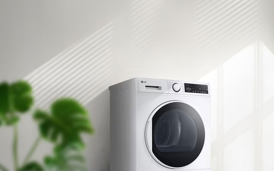 máquina de secar roupa com bomba de calor