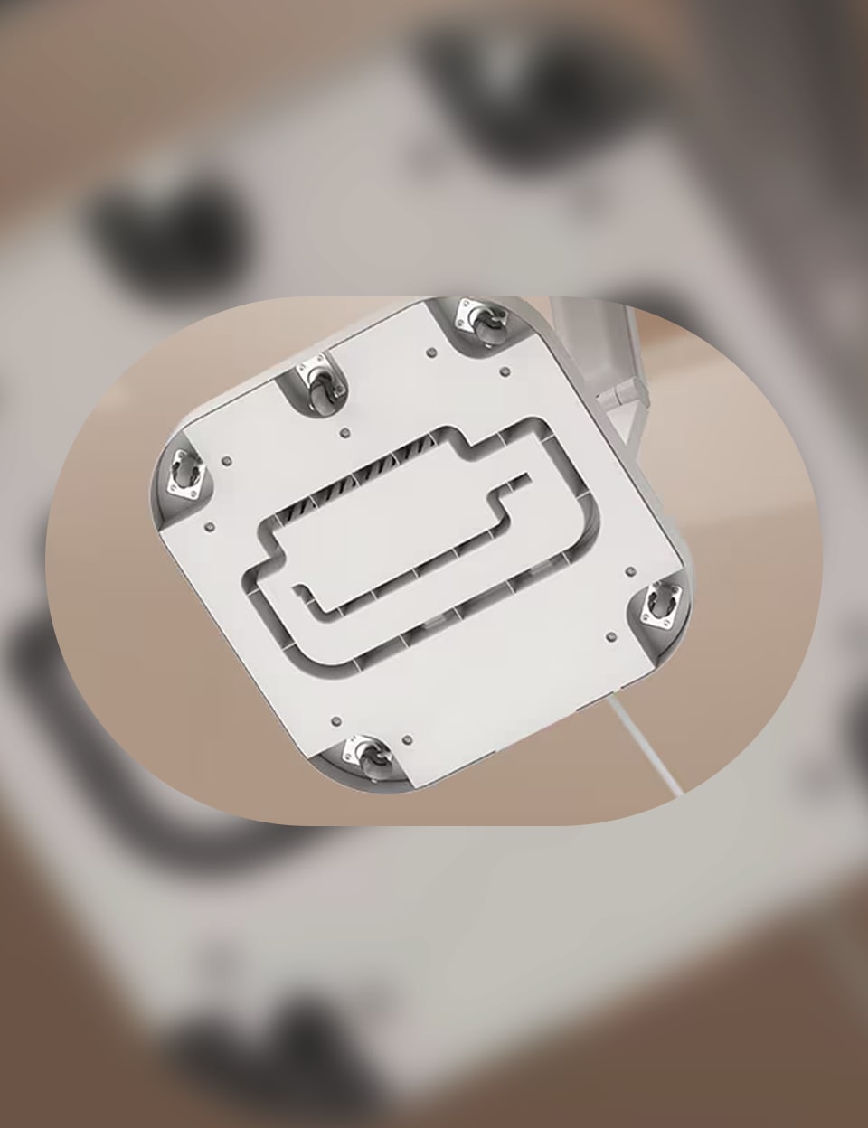 LG 360 Monitor Cable Path