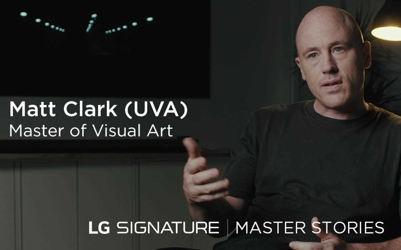 Matt Clark, master of Visual Art, was a guest at the LG SIGNATURE discussion on the relationship between art and technology at London Design Week | More at LG MAGAZINE