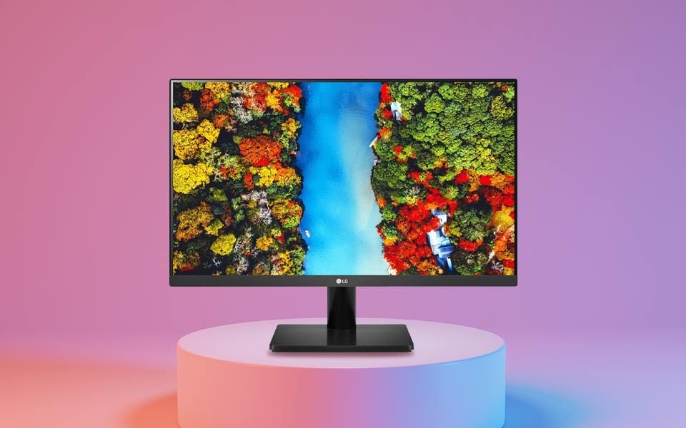 O visor IPS Full HD de 27'' utiliza um painel IPS para prevenir o esforço ocular