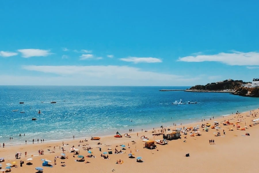 Melhores praias de Portugal, mapa de Portugal de praia do mapa (Sul da  Europa - Europa)