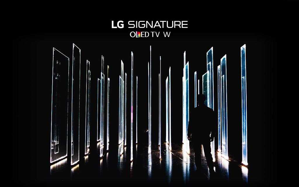 The LG SIGNATURE OLED TV W7 Television - The world’s thinnest TV.