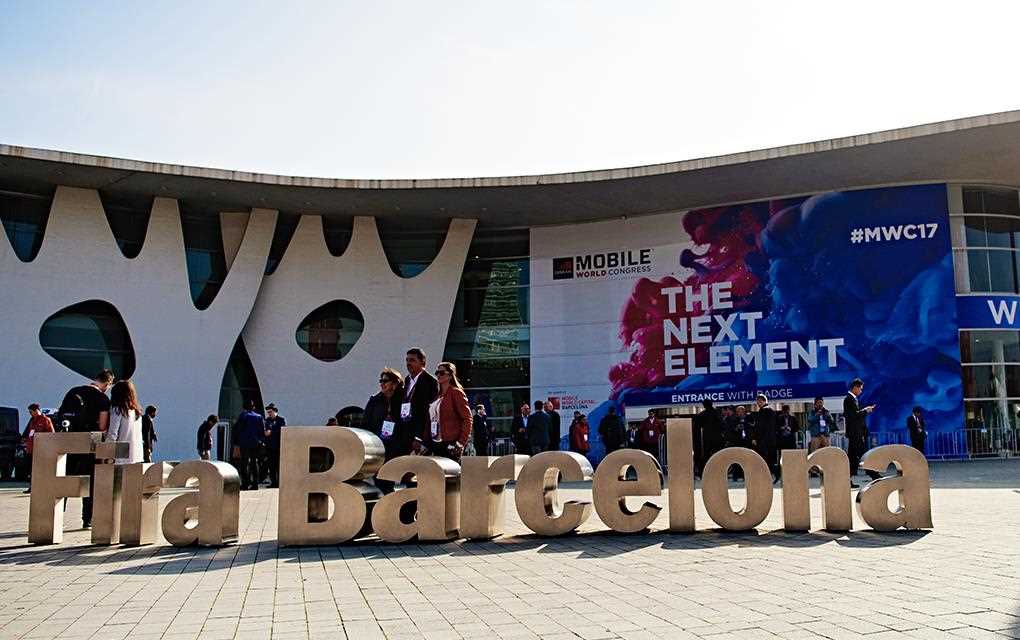 An image of the venue of mwc 2017 at fira barcelona gran via