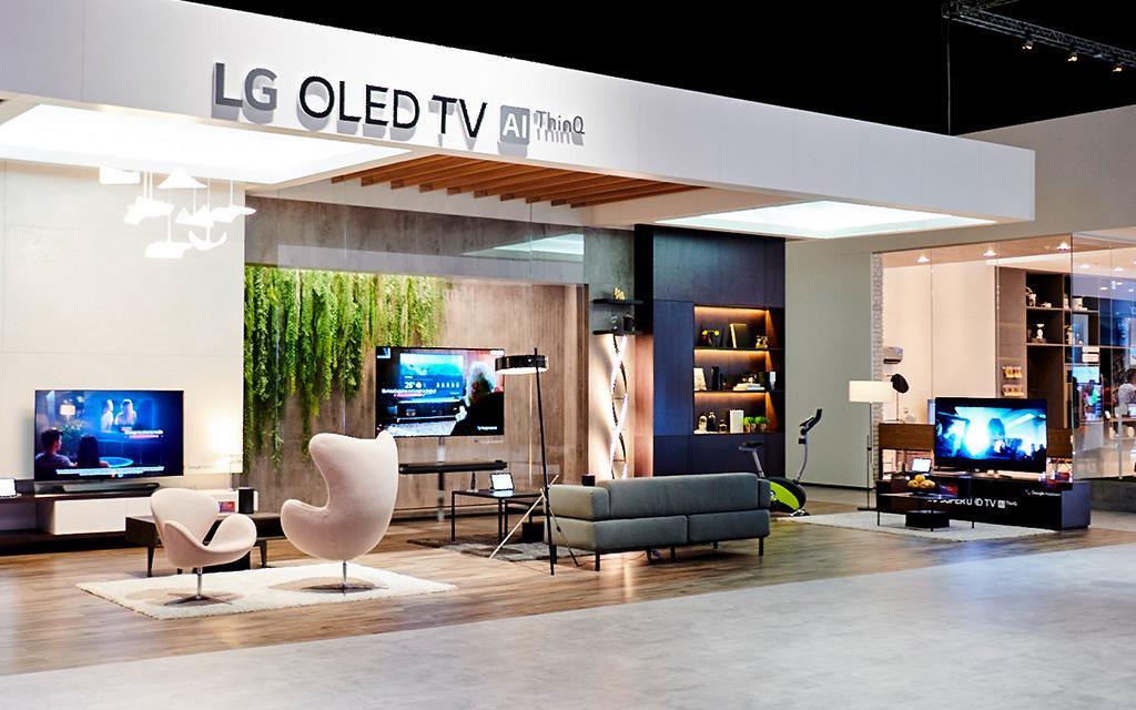 IFA 2018: The LG OLED TV exhibition, with ThinQ technology 
